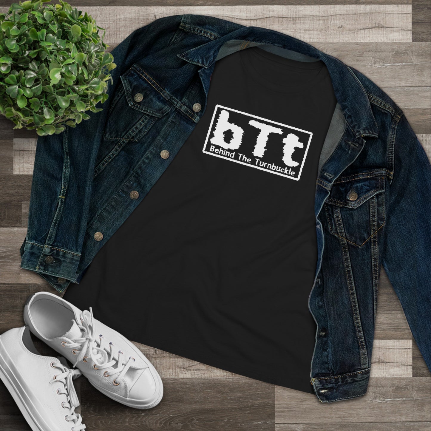 bTb Women's Fit Shirt - Black/White