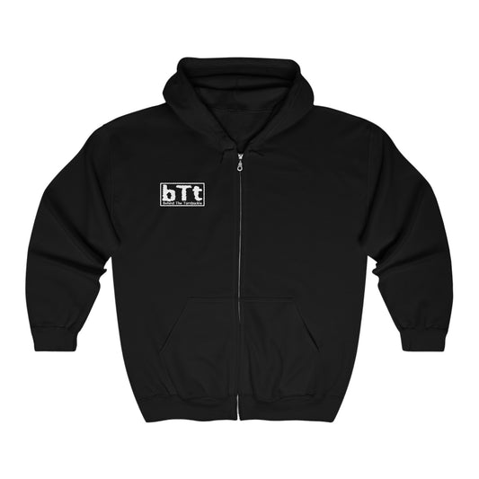 bTb Zip Hoodie - Black/White