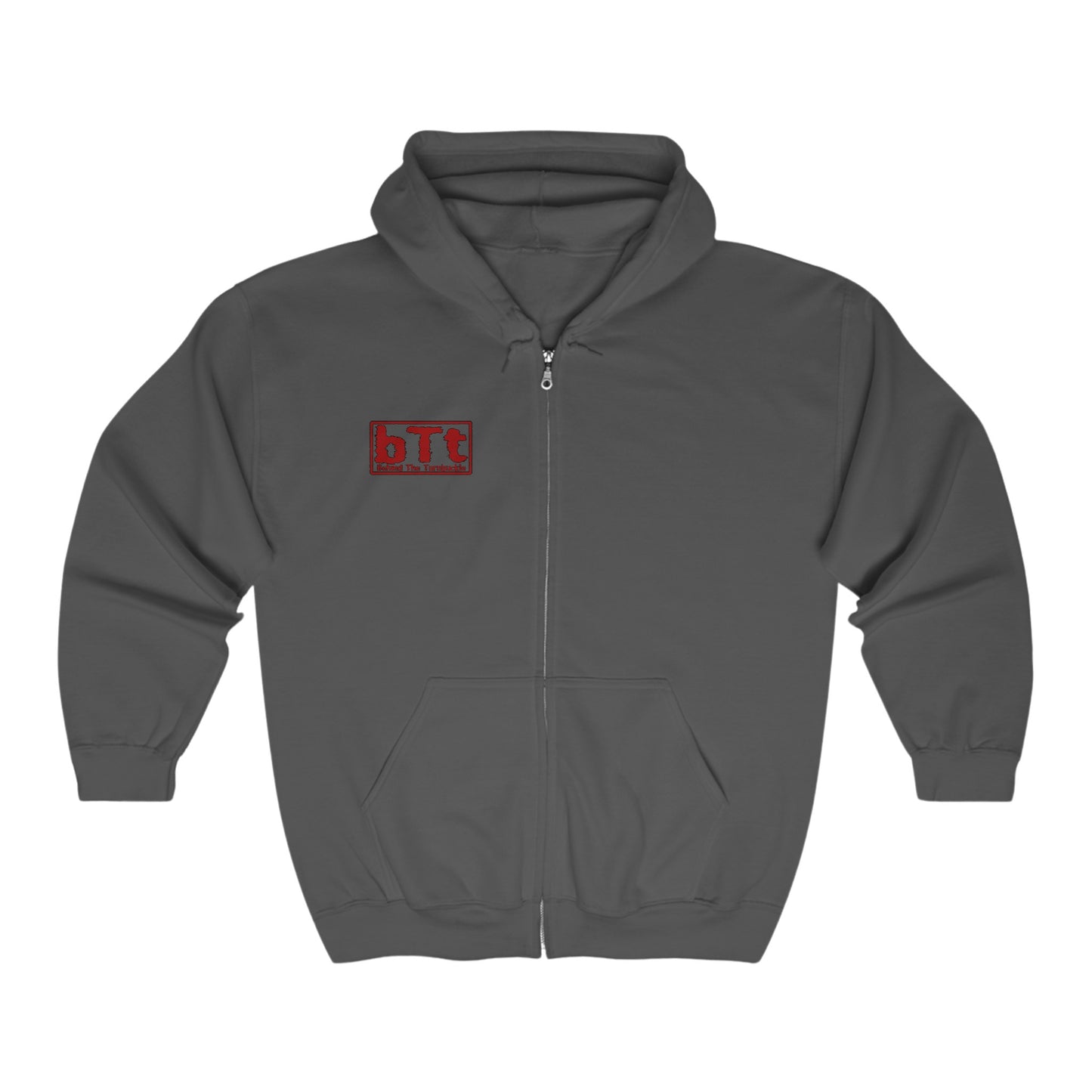 bTb Zip Hoodie - Black/White