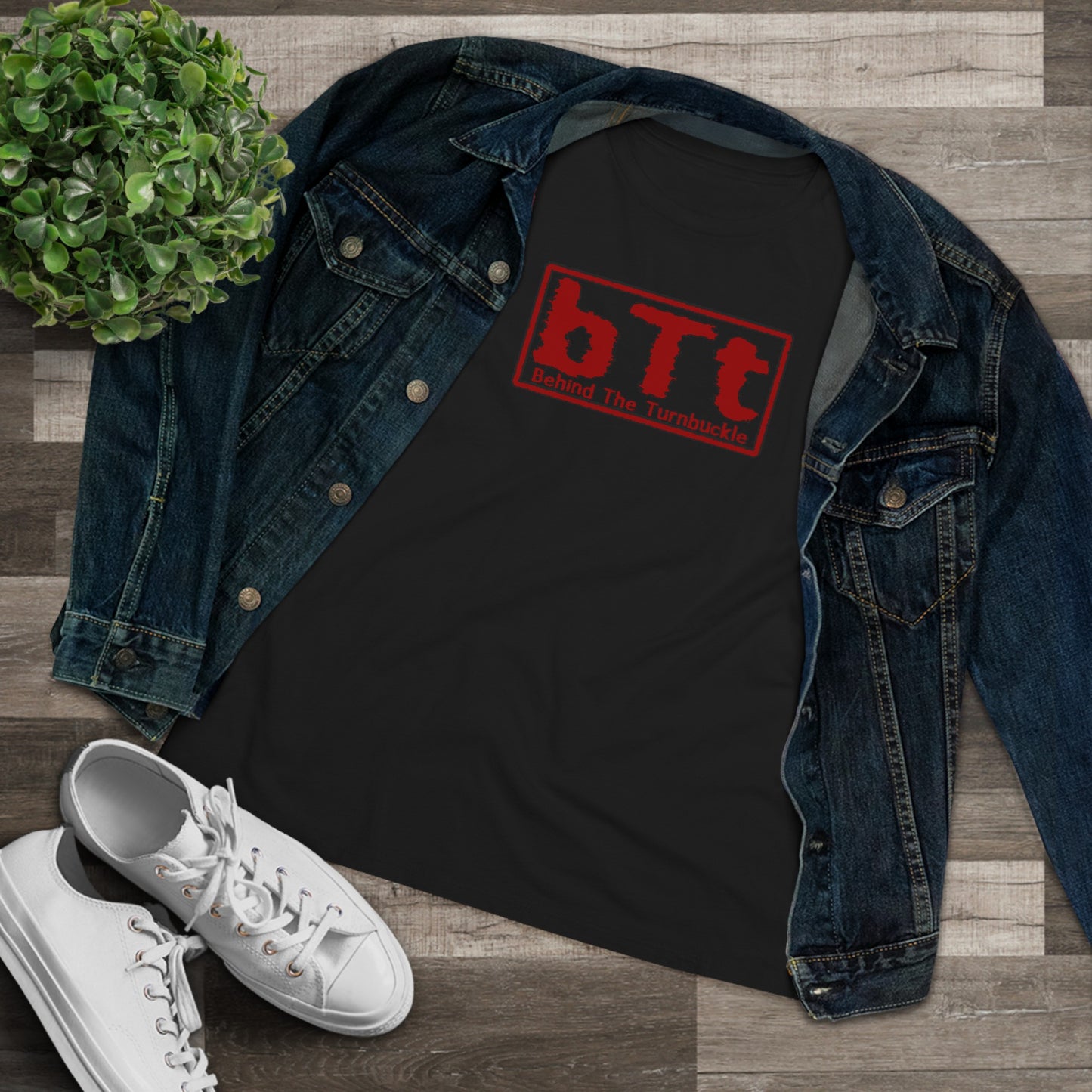 bTb Women's Fit Shirt - Black/Red